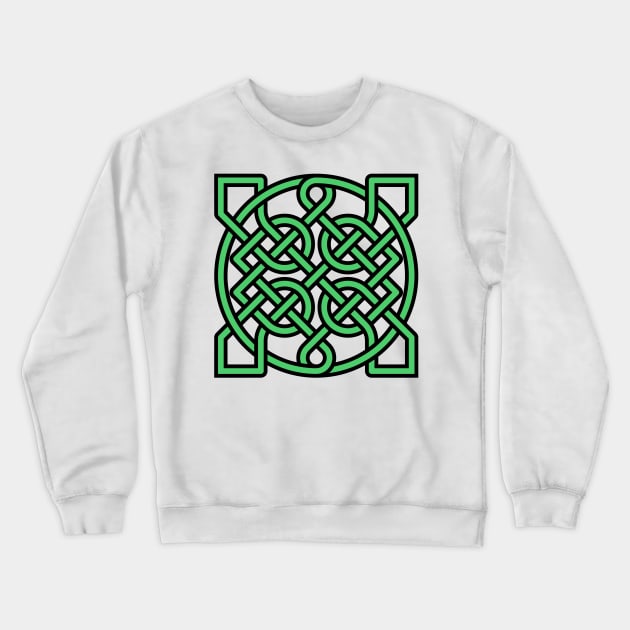 Celtic Ornamental Knot Geometric Design 1 Crewneck Sweatshirt by taiche